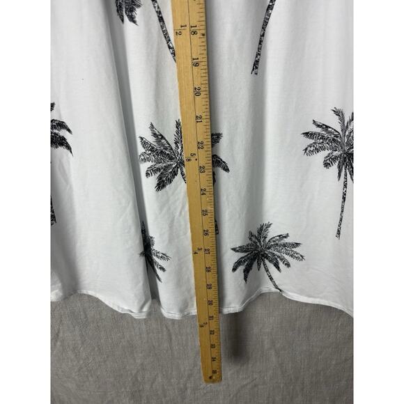 Travis Mathew Shirt Mens Large White Stretch Button Up Performance Casual S.S. - Picture 6 of 7